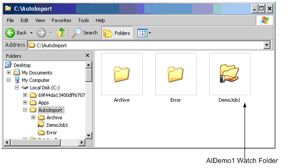 Auto Import operation